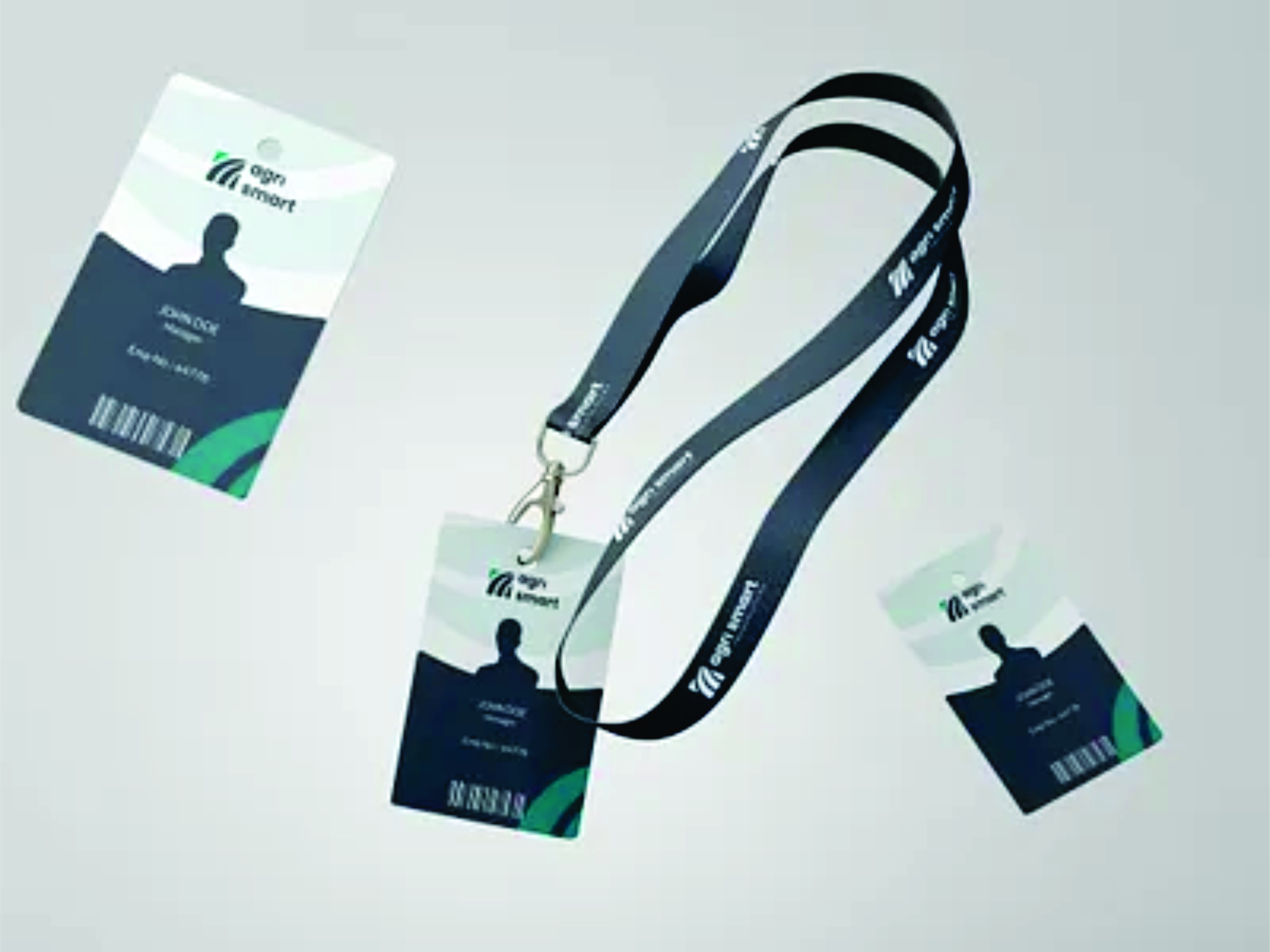 Fonlu boyun ipi + plastik kart